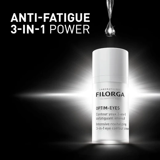Filorga Optim-Eyes Eye Cream, Revitalizing 3-in-1 Skin Treatment for Rapid Reduction of Dark Circles 15 Ml - Filorga - Image 7