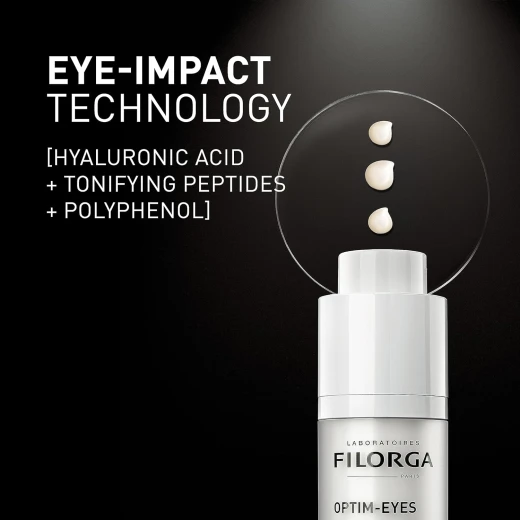 Filorga Optim-Eyes Eye Cream, Revitalizing 3-in-1 Skin Treatment for Rapid Reduction of Dark Circles 15 Ml - Filorga - Image 4