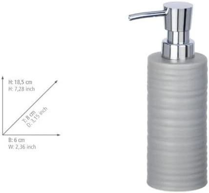 Wenko Liquid Soap Dispenser MILA, Grey - Winko - Image 2