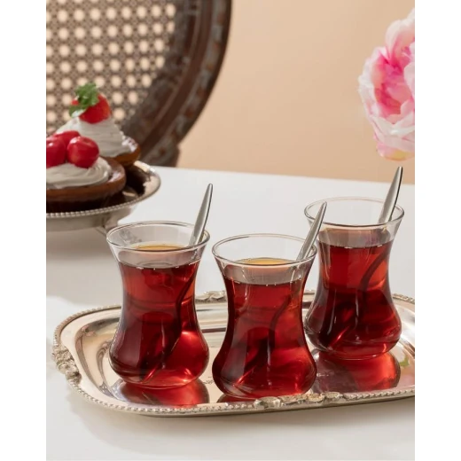 فيكتورين طقم من 6 أكواب شاي من مدام كوكو فيكتورين طقم من 6 أكواب شاي من مدام كوكو