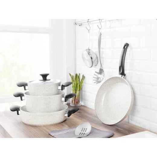 جورديس جرانيت لوك 7 قطع طقم أواني طهي مدام كوكو جورديس جرانيت لوك 7 قطع طقم أواني طهي مدام كوكو