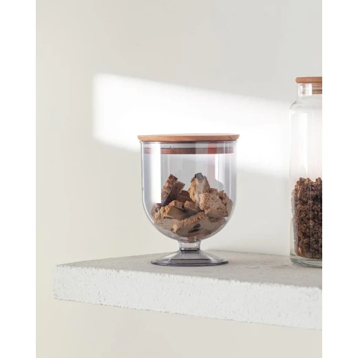 Madame Coco Marion Storage Container with Wooden Lid 900ml Madame Coco Marion Storage Container with Wooden Lid 900ml