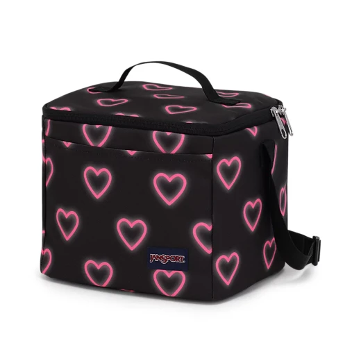 JanSport Super Snack Lunch Bag, Happy Heart Black - JanSport - Image 5