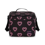 JanSport Super Snack Lunch Bag, Happy Heart Black - JanSport