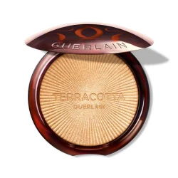 Guerlain Terracotta Cool Ivory Shimmer Face Highlighter Radiant Glow Natural Makeup 10g for Luminous Complexion