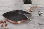 مقلاة شواء بغطاء زجاجي 28 سم مجموعة  روز جولد بيرلينجر هاوس - بيرلينجر هاوس - Image 3