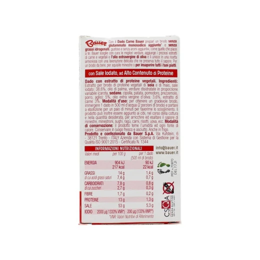 Bauer Meat Broth Cubes 60 Gr - Bauer - Image 2