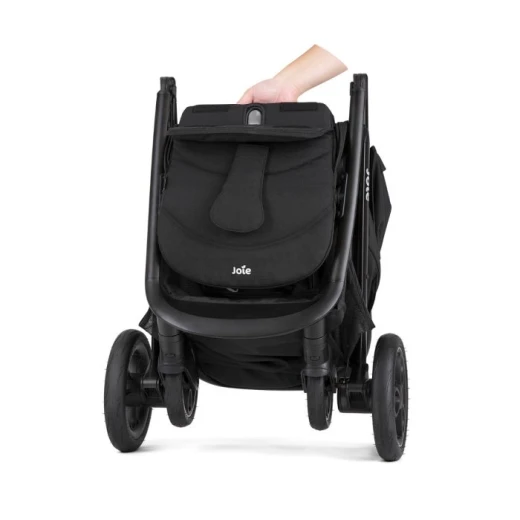 Joie Parcel Lightweight Stroller in Carbon Black: A Versatile and Compact Stroller for Newborns Up to 22kg. Featuring a Smooth Ride, Easy Fold, and Convenient Travel System Compatibility. The Perfect Stroller for Modern Parents. - Joie - Image 3