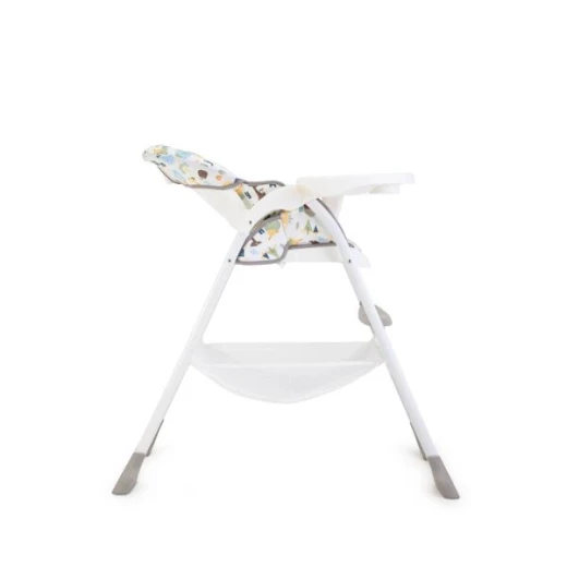 Joie Mimzy Snacker High Chair - Compact, Folding Design for Babies and Toddlers - Alphabet Print. Easy to Clean, Portable Highchair for Mealtime and Snacks. Perfect for Small Spaces. - Joie - Image 3