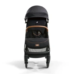 Joie Parcel Lightweight Stroller in Eclipse: Compact Fold Design, Travel-Friendly with Included Accessories. Easy to Maneuver and Store, Ideal for Everyday Use and On-the-Go Parents. Features Smooth Ride and Adjustable Features.