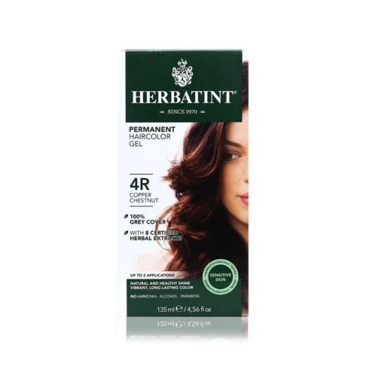 Herbatint Permanent Hair Colour 4R Copper Chestnut 150ml Herbatint Permanent Hair Colour 4R Copper Chestnut 150ml