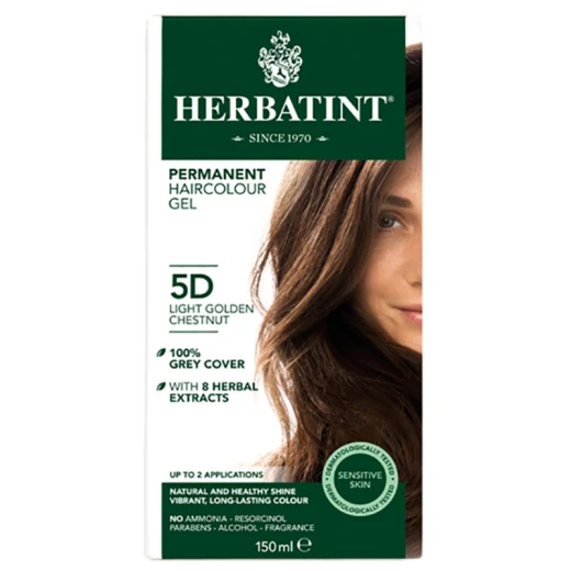 Herbatint 5D Light Golden Chestnut Hair Colour 150ml Herbatint 5D Light Golden Chestnut Hair Colour 150ml