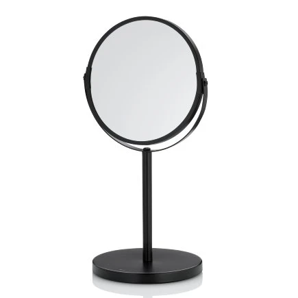 Kela Elias Black Vanity Mirror with 3x Magnification for Bathroom Grooming and Makeup Application Kela Elias Black Vanity Mirror with 3x Magnification for Bathroom Grooming and Makeup Application