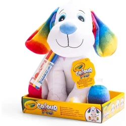Crayola Colour Me Plush, Colourable Plush Toy with 3 Markers