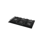 Gorenje 90cm Black Gas Cooktop - 5 Burner Built-in Design for Kitchens. Efficient cooking appliance featuring powerful burners and a stylish, modern aesthetic. Perfect for culinary enthusiasts. - Gorenje