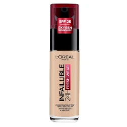 L'Oreal Paris Infallible Fresh Wear Foundation Long Lasting Coverage Beige 30ml Flawless Complexion Makeup