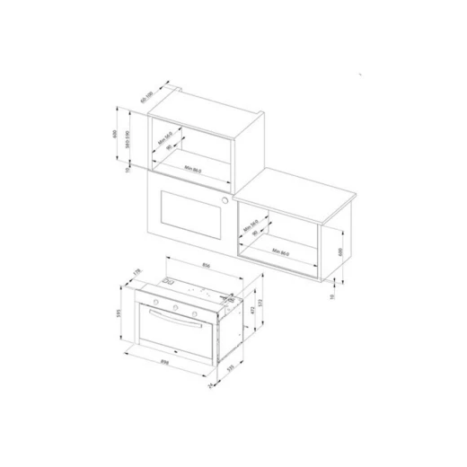 فرن مدمج 88 لتر ستانلس ستيل من فريجيدير - فريجيدير - Image 2