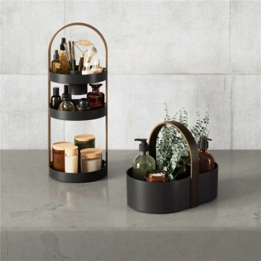 Umbra Corner Shelf Cubiko Black Set of 2 - Umbra - Image 3