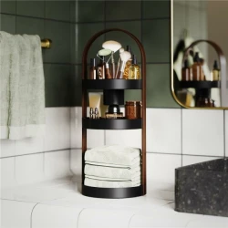Umbra Corner Shelf Cubiko Black Set of 2