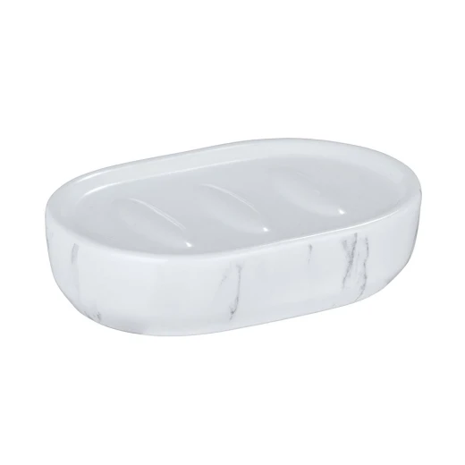 Wenko Soap Dish Adrada White Marble Wenko Soap Dish Adrada White Marble