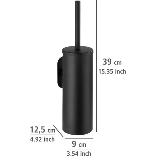 Wenko Toilet Brush Turbo-Loc Orea Black Matt - Wenko - Image 4