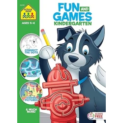 School Zone - Fun and Games Kindergarten Activity Workbook