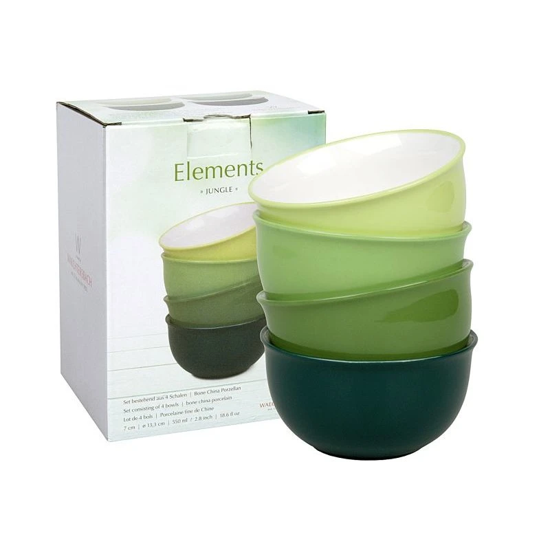Wächtersbach  cereal bowl Elements Jungle BC 14cm set of 4 - Wächtersbach