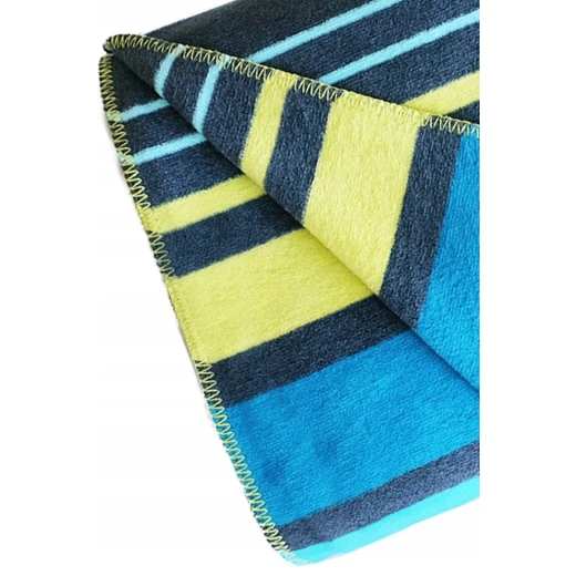 Blanket Cotton-acrylic bedspread 150x200 blue - Image 2
