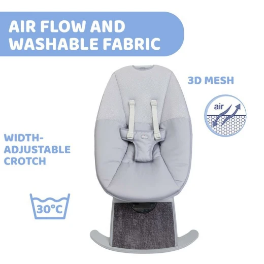 كرسي هزاز للأطفال كومفي ويف سيلفر سبرينج من شيكو - تشيكو - Image 3