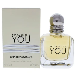 Emporio Armani Because It's You Eau de Parfum 50ml Women's Fragrance Captivating Floral Scent for Women
