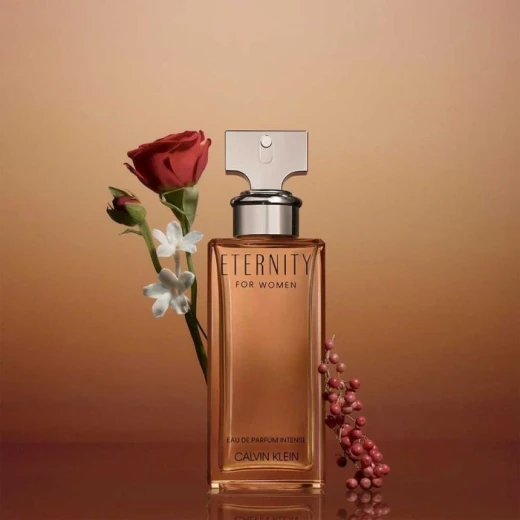 عطر كالفن كلاين إيترنيتي إنتنس للنساء 100 مل هدية عطرية زهرية لها - كالفين كلاين - Image 3