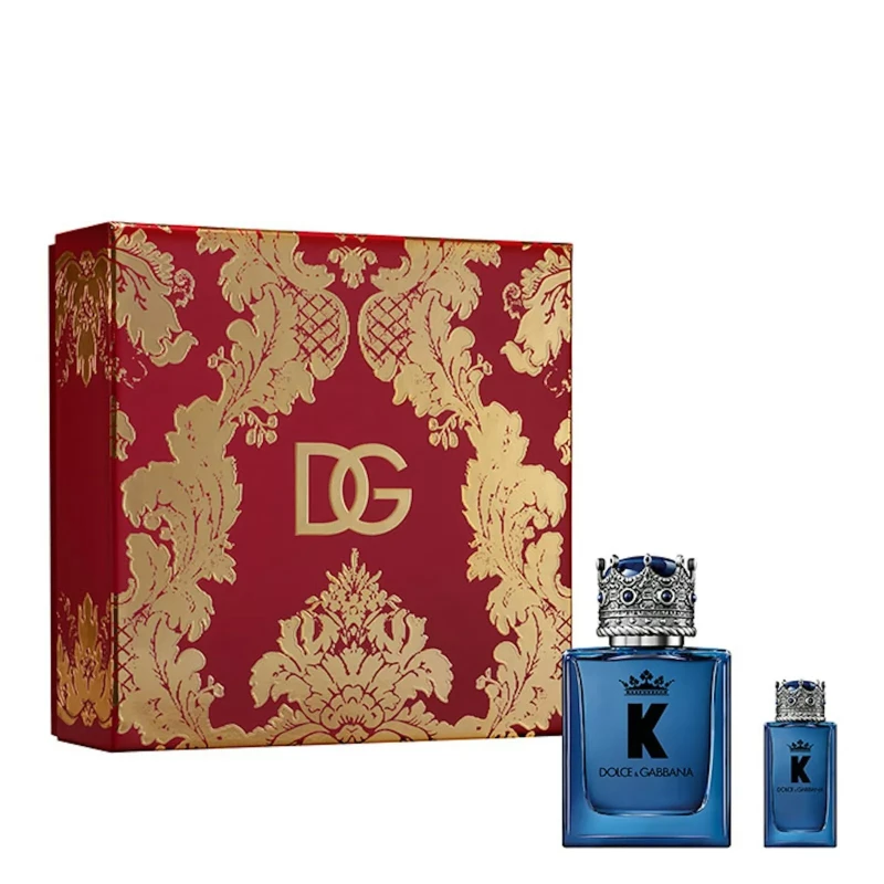 مجموعة هدايا دولتشي آند غابانا كي أو دي بارفيوم للرجال عطر منعش مع بلسم بعد الحلاقة 100 مل - دولتشي اند غابانا