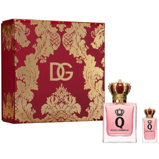 دولتشي اند غابانا كيو ماء عطر للنساء مجموعة صغيرة 50 مل هدية عطر زهري دولتشي اند غابانا كيو ماء عطر للنساء مجموعة صغيرة 50 مل هدية عطر زهري