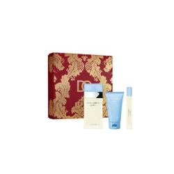 Dolce & Gabbana Light Blue Eau de Toilette Women's Fragrance Set 100ml Citrus Floral Perfume Gift