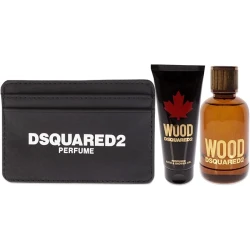 Dsquared2 Wood Men Eau de Toilette Gift Set Invigorating Fragrance for Men 3.4 oz