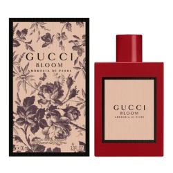 GUCCI Bloom Ambrosia di Fiori Eau de Parfum 50ml for Women Floral Fragrance with Jasmine, Tuberose, and Honeysuckle
