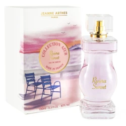Jeanne Arthes Azur Riviera Sunset Eau de Parfum 100ml: Women's Fruity Warm Fragrance for Daily Wear