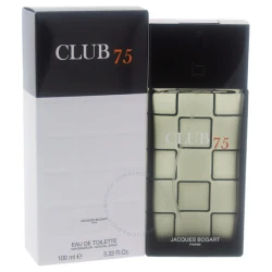 Jacques Bogart Club 75 Eau de Toilette for Men Fresh Spicy Fragrance 100ml Spray