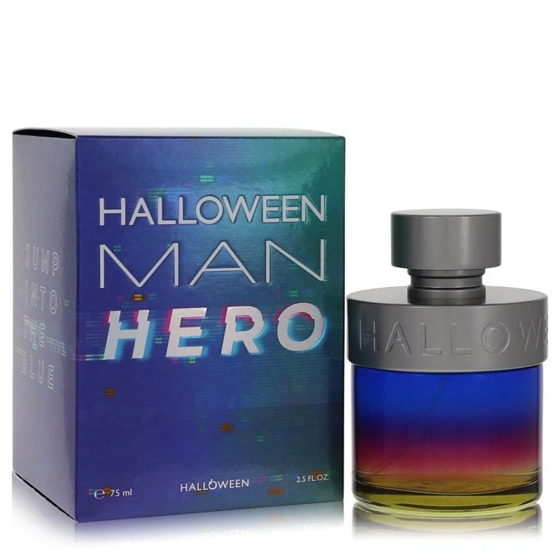 Halloween Man Hero Eau de Toilette 75ml Fragrance for Men Citrus Aromatic Long Lasting Scent - Halloween