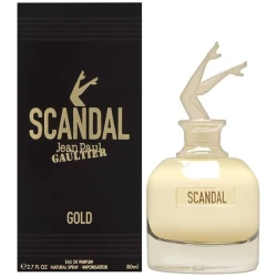Jean Paul Gaultier Scandal Gold Eau de Parfum 80ml for Women Luxurious Saffron Honey Fragrance