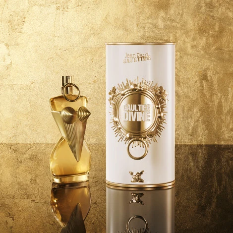 مجموعة هدايا عطر جان بول غوتييه ديفاين للنساء عطر فاخر 100 مل مع لوشن للجسم ورذاذ للسفر - Jean paul gaultier - Image 4