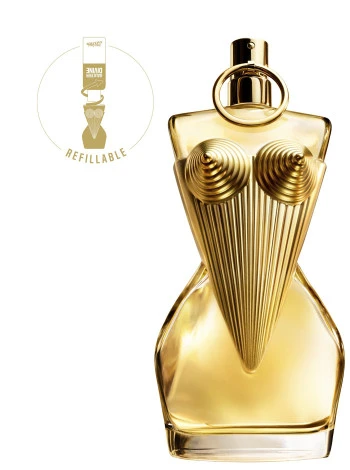 مجموعة هدايا عطر جان بول غوتييه ديفاين للنساء عطر فاخر 100 مل مع لوشن للجسم ورذاذ للسفر - Jean paul gaultier - Image 2