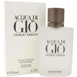 Giorgio Armani Acqua Di Gio Eau de Toilette for Men Fresh Aquatic Fragrance 50ml