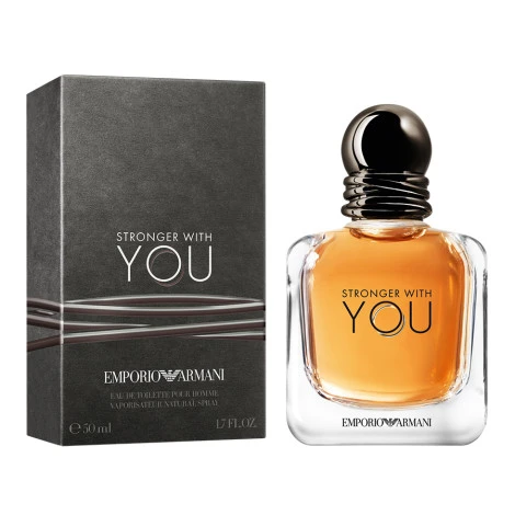 Emporio Armani Stronger With You Eau de Toilette for Men 50ml: Aromatic and Elegant Fragrance Emporio Armani Stronger With You Eau de Toilette for Men 50ml: Aromatic and Elegant Fragrance