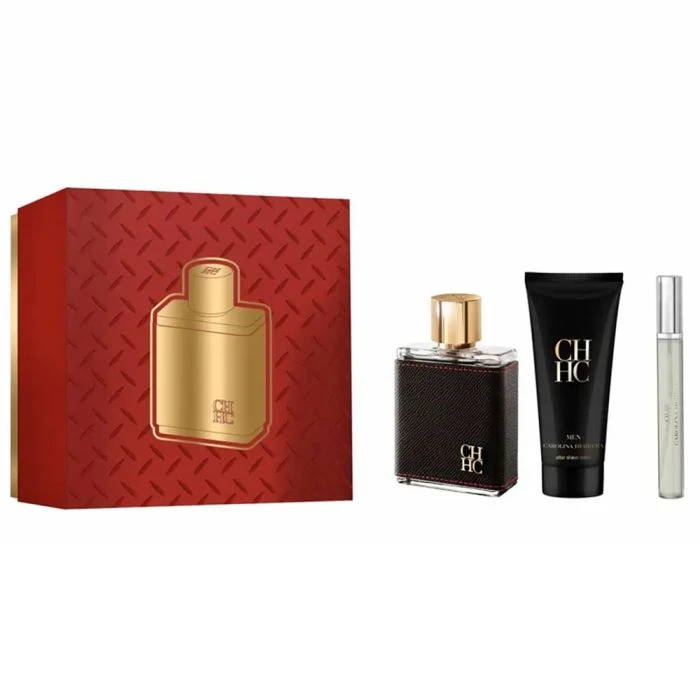 عطر تواليت 100 مل + عطر 10 مل + عطر ما بعد الحلاقة 100 مل للرجال من كارولينا هيريرا - كارولينا هيريرا