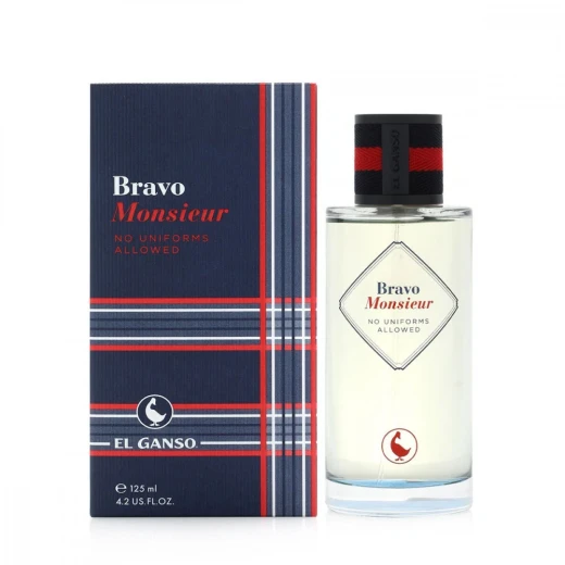 El Ganso Bravo Monsieur Eau de Toilette 125ml for Men Incense and Pomelo Fragrance El Ganso Bravo Monsieur Eau de Toilette 125ml for Men Incense and Pomelo Fragrance