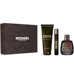 Missoni Pour Homme Men's Gift Set Mediterranean Fragrance with Shower Gel Eau de Parfum 100ml