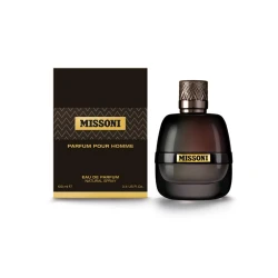 Missoni Pour Homme Eau De Parfum 100ML Woody Aromatic Fragrance for Men with Sandalwood Notes