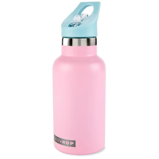 Skip Hop Stainless Steel Canteen Bottle With Stickers - Pink - Skip Hop - Image 4
