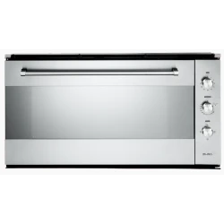 Elba Stainless Steel Built-In Gas Oven with Cooling Fan - 74L Capacity for Even Cooking. This kitchen appliance ensures consistent results with its spacious interior and efficient cooling system, perfect for modern cooking.
